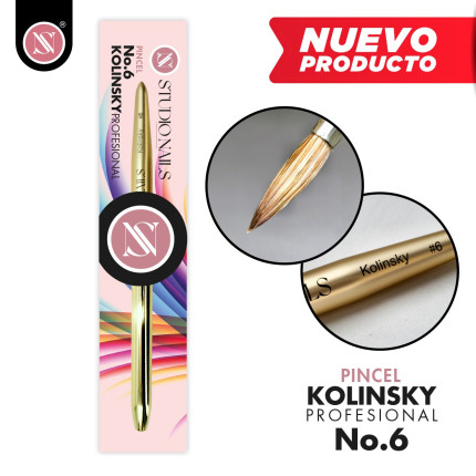 Pincel Profesional Kolinsky 6 (Edición De Diseñador)