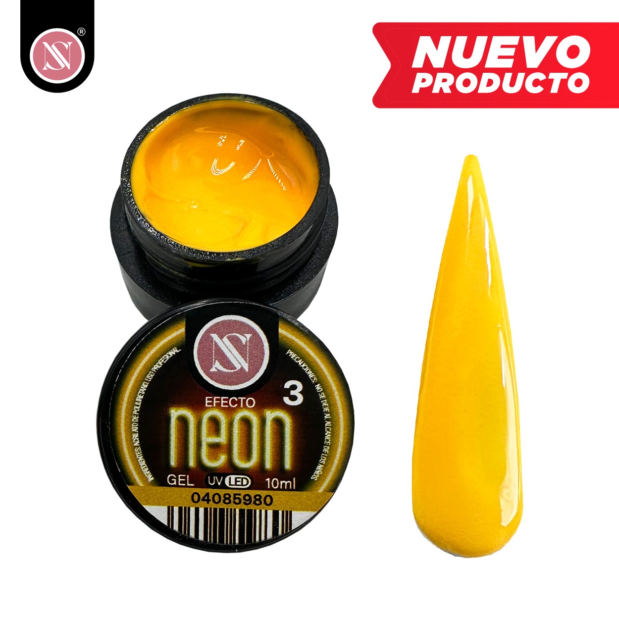 33 STUDIO NAILS - Gel Efecto Neón UV/LED 10ml - Imagen 6