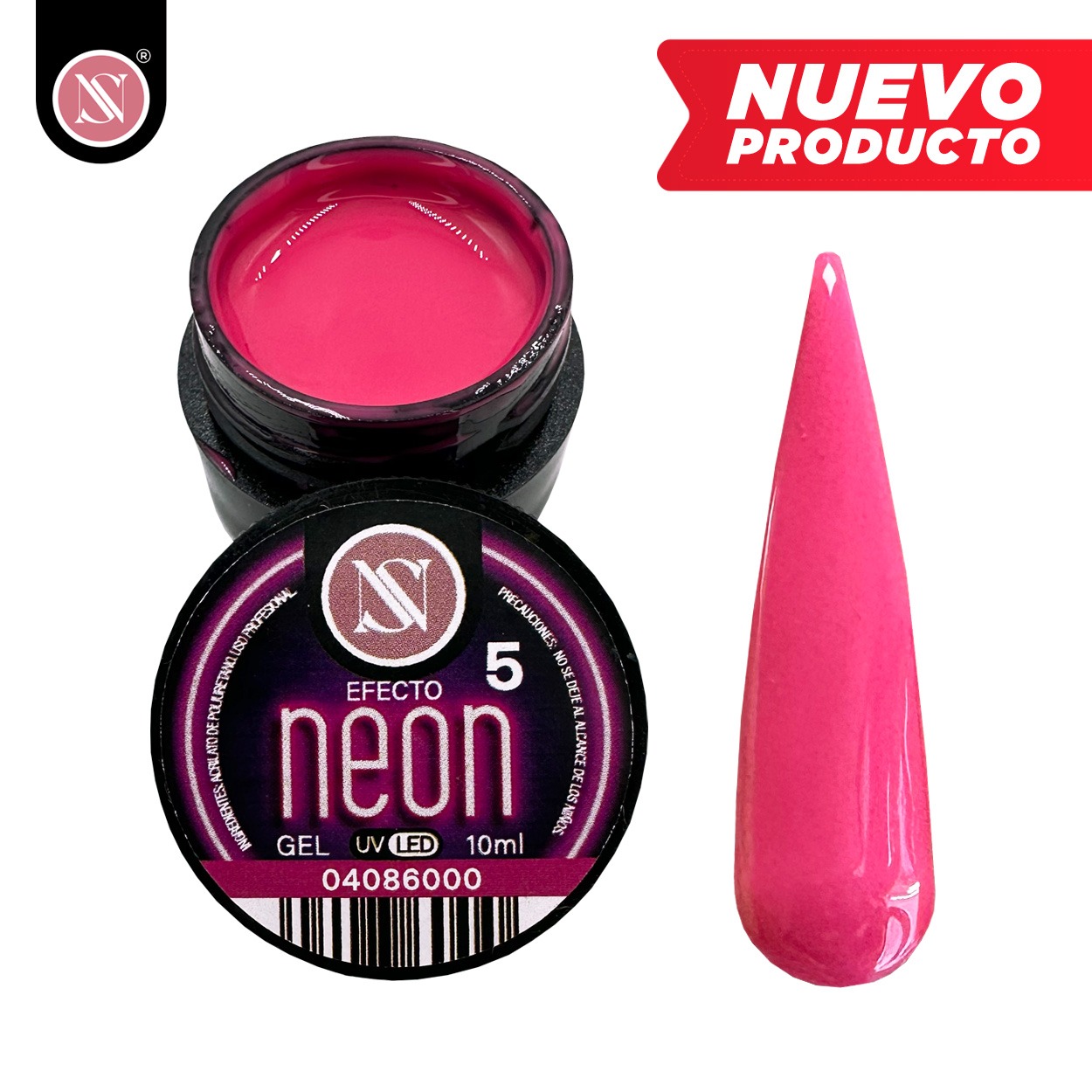 55 STUDIO NAILS - Gel Efecto Neón UV/LED 10ml - Imagen 8