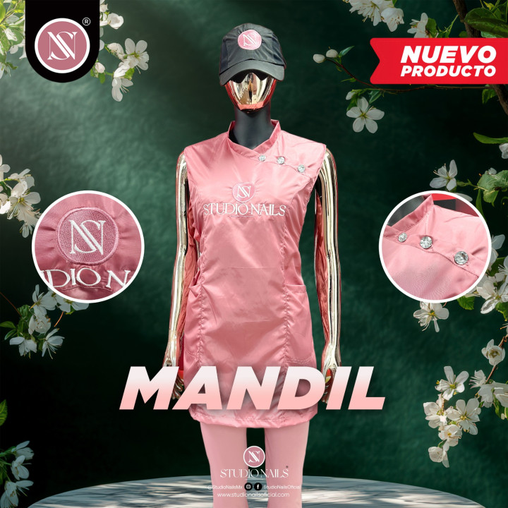 1 Mandil Profesional Studio Nails – Unitalla - Imagen 5