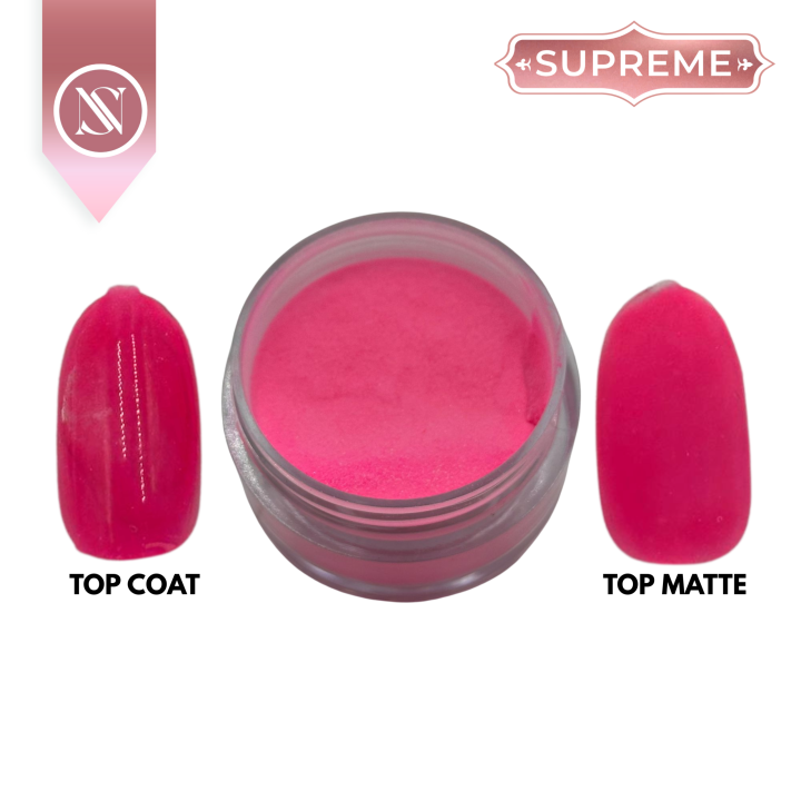9 Polvo Acrilico Supreme 15gr - Rosa Fuerte - Imagen 2