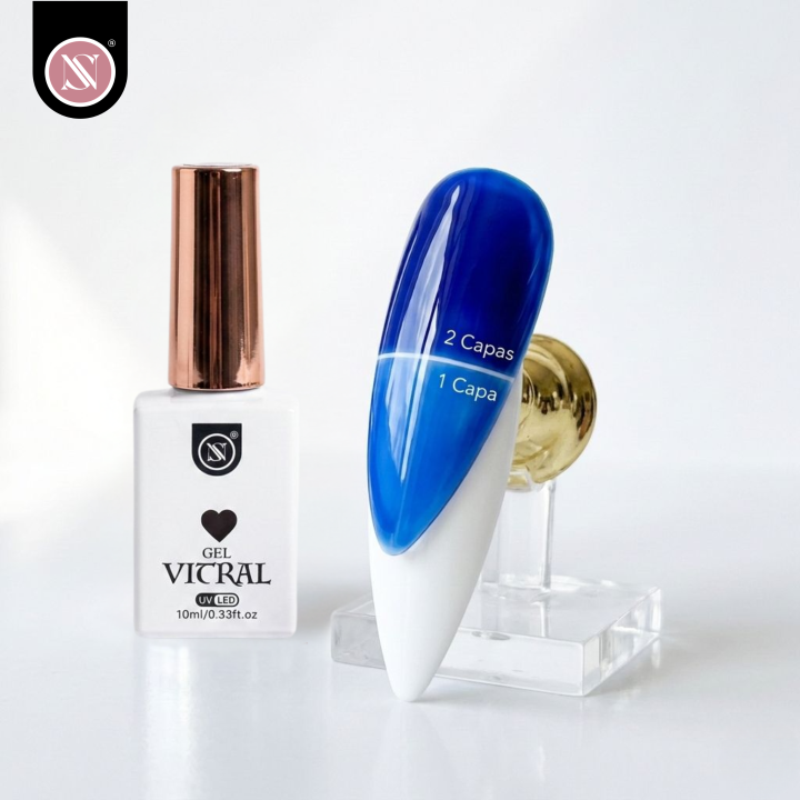 2 Gel Polish Vitral Individual 10 ml – Edición Corazón | Studio Nails - Imagen 2
