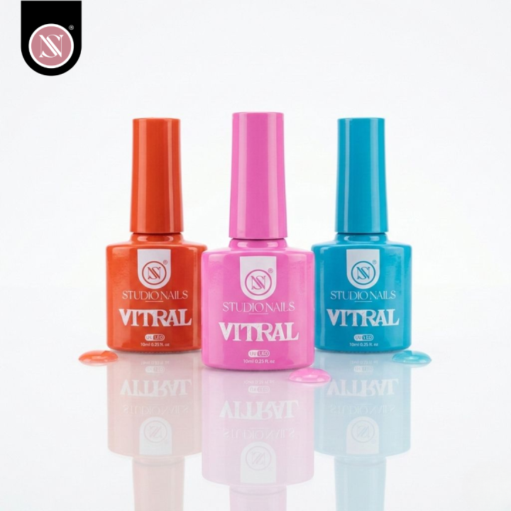 GEL VITRAL Gel Vitral Individual (10 ml) l Studio Nails - Imagen 1