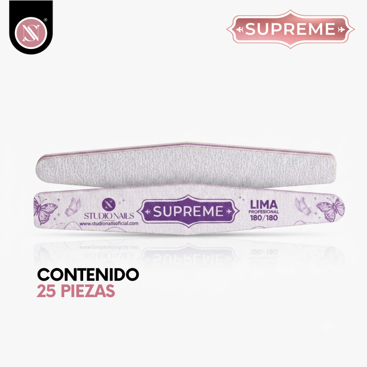 Paquete de 25 Limas Profesionales Supreme | Studio Nails - Imagen 6